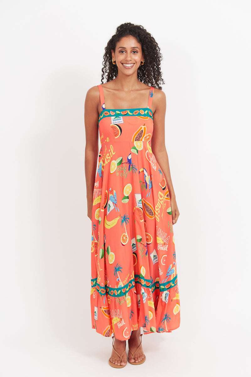Cabana Tank Maxi, Coral