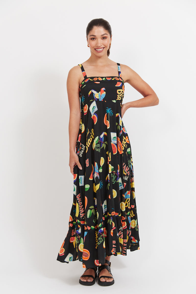 Cabana Tank Maxi, Black