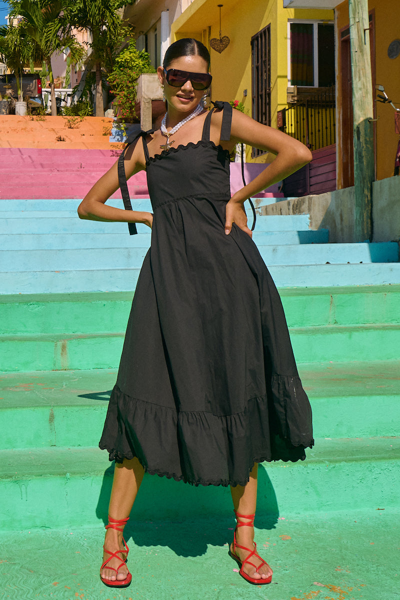 Brasilia Tie Maxi, Black