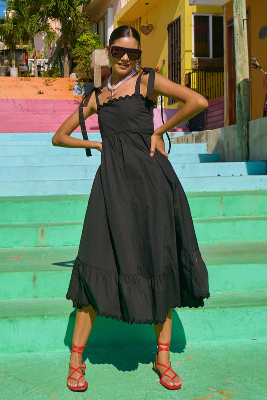 Brasilia Tie Maxi, Black