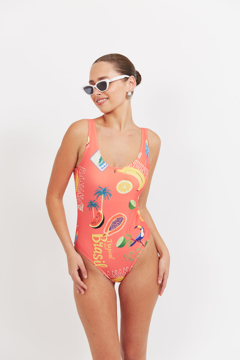 Cabana One Piece, Coral