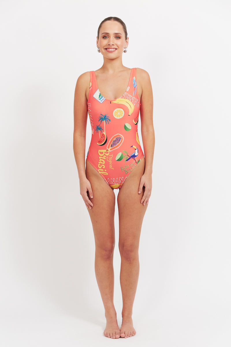 Cabana One Piece, Coral