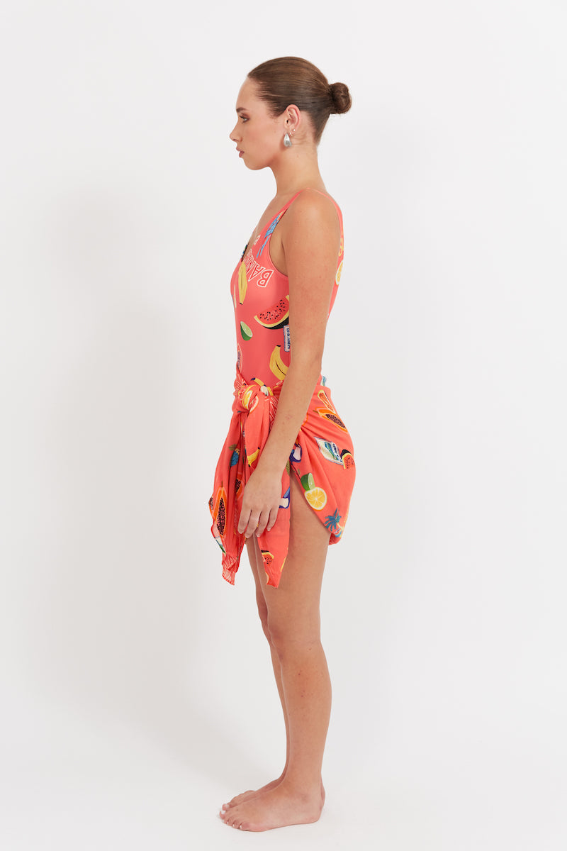 Cabana Sarong, Coral