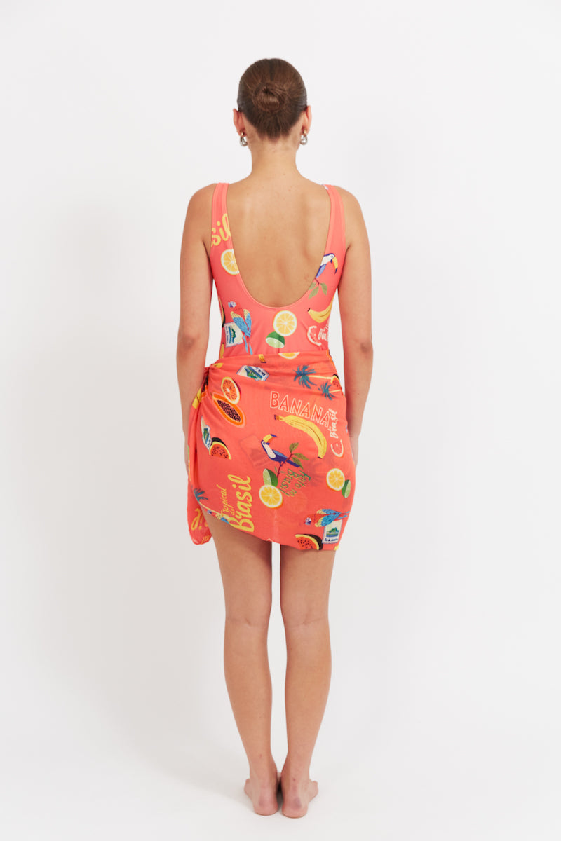 Cabana Sarong, Coral