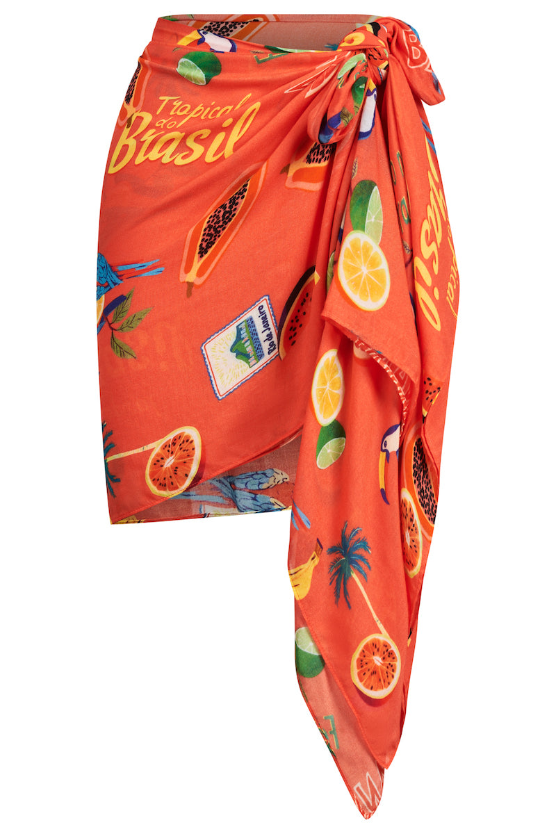 Cabana Sarong, Coral