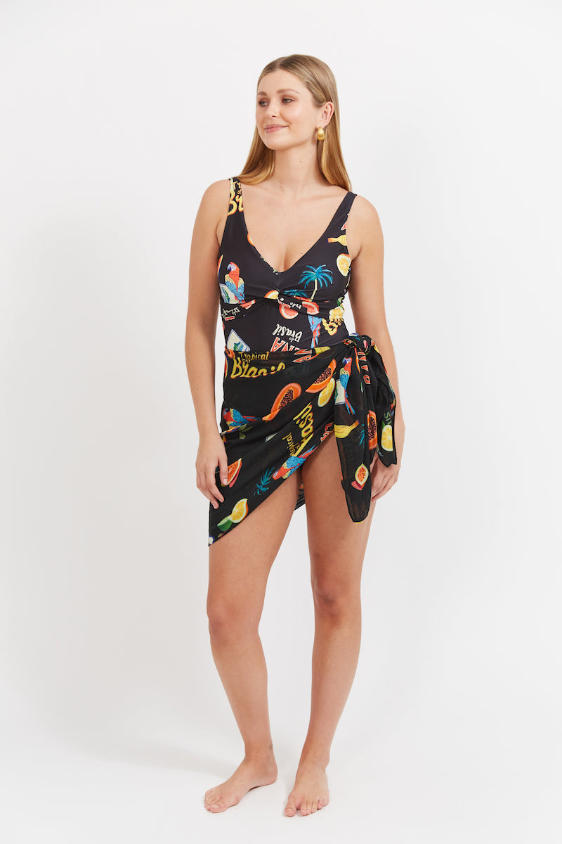 Cabana Sarong, Black