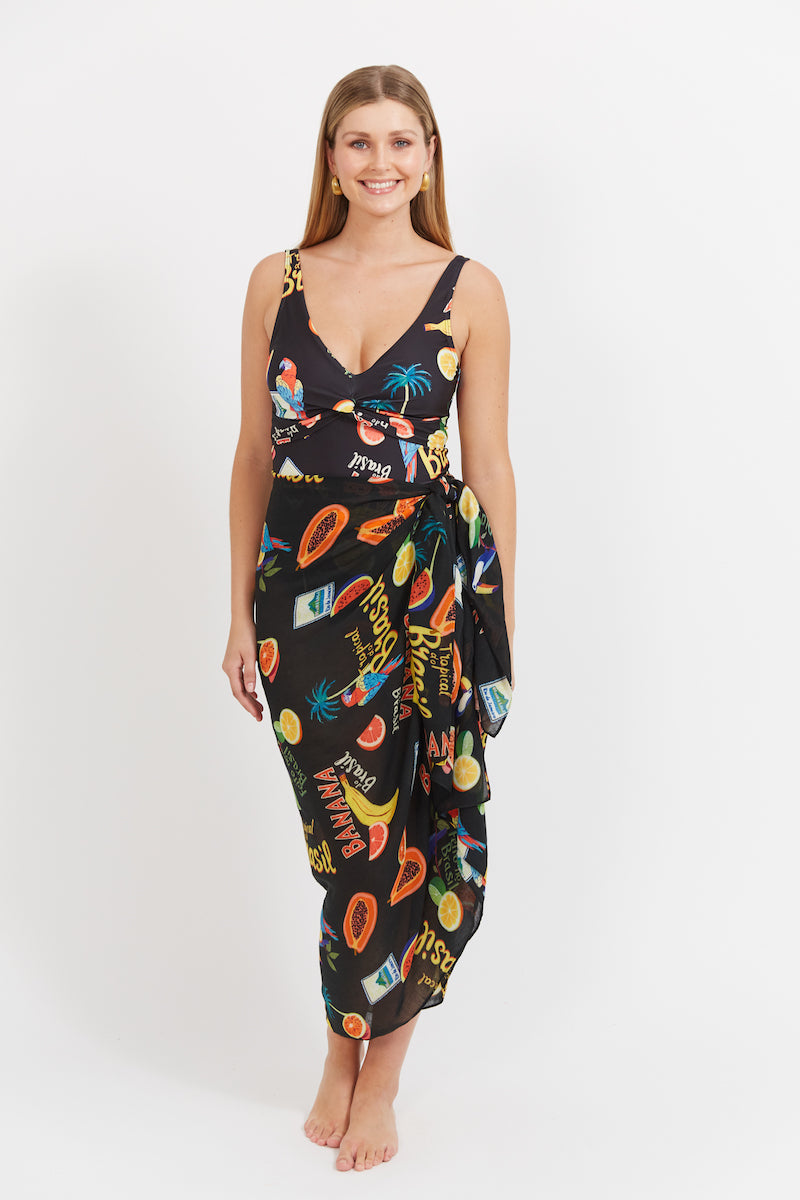 Cabana Sarong, Black