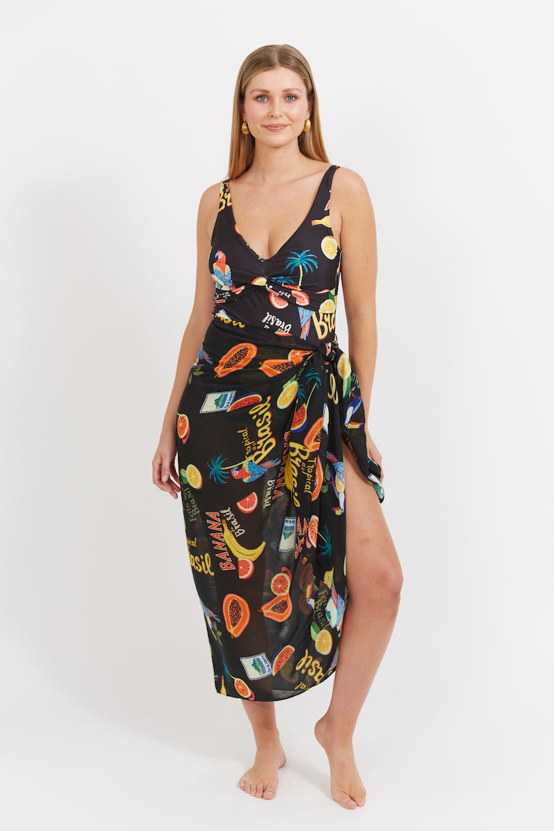 Cabana Sarong, Black