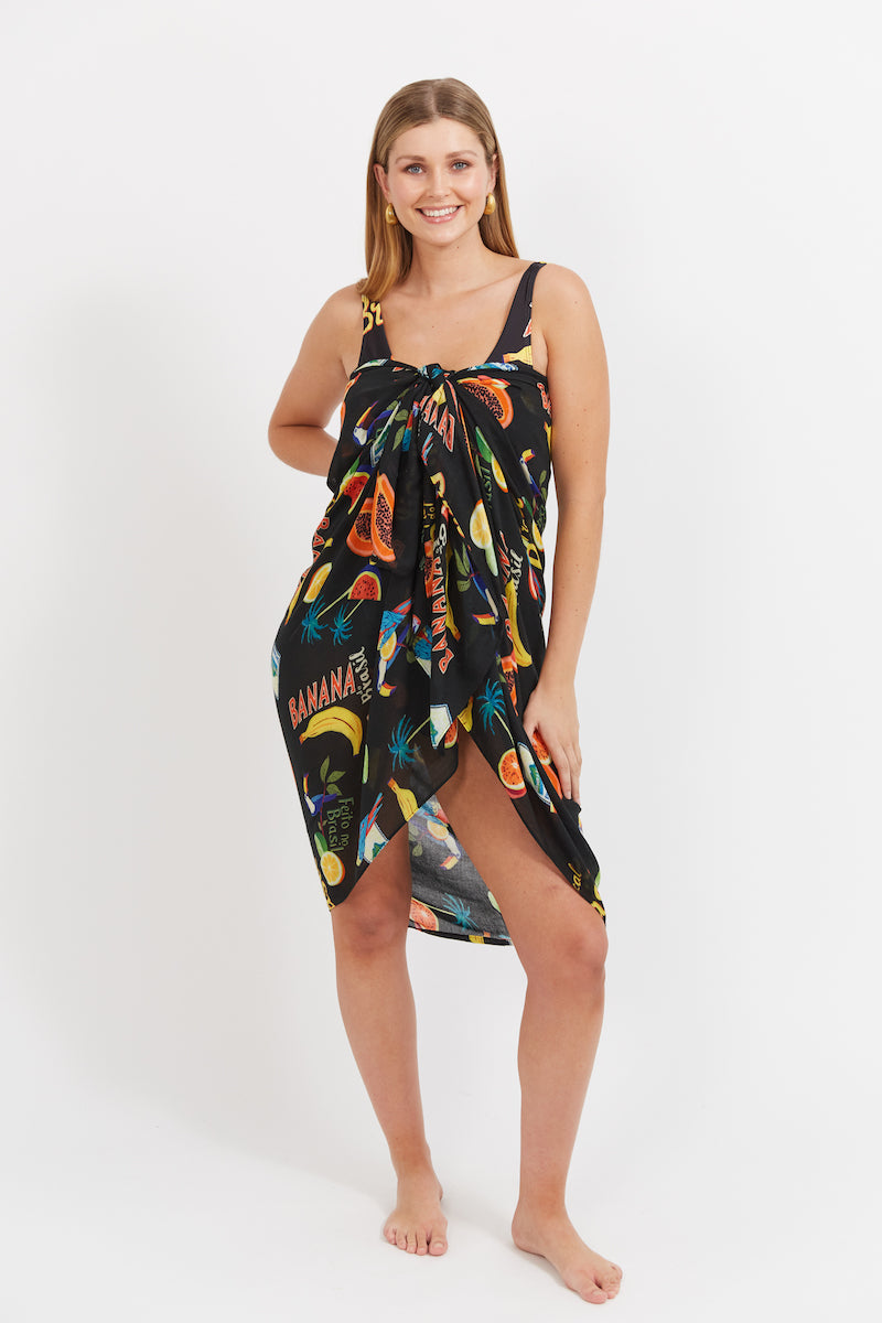 Cabana Sarong, Black
