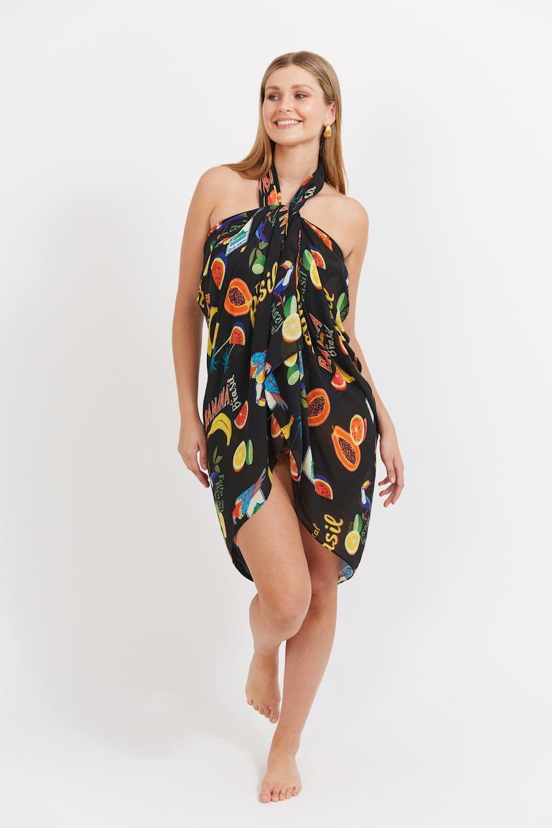 Cabana Sarong, Black