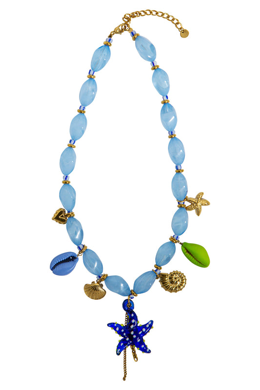 Cabana Necklace, Azul
