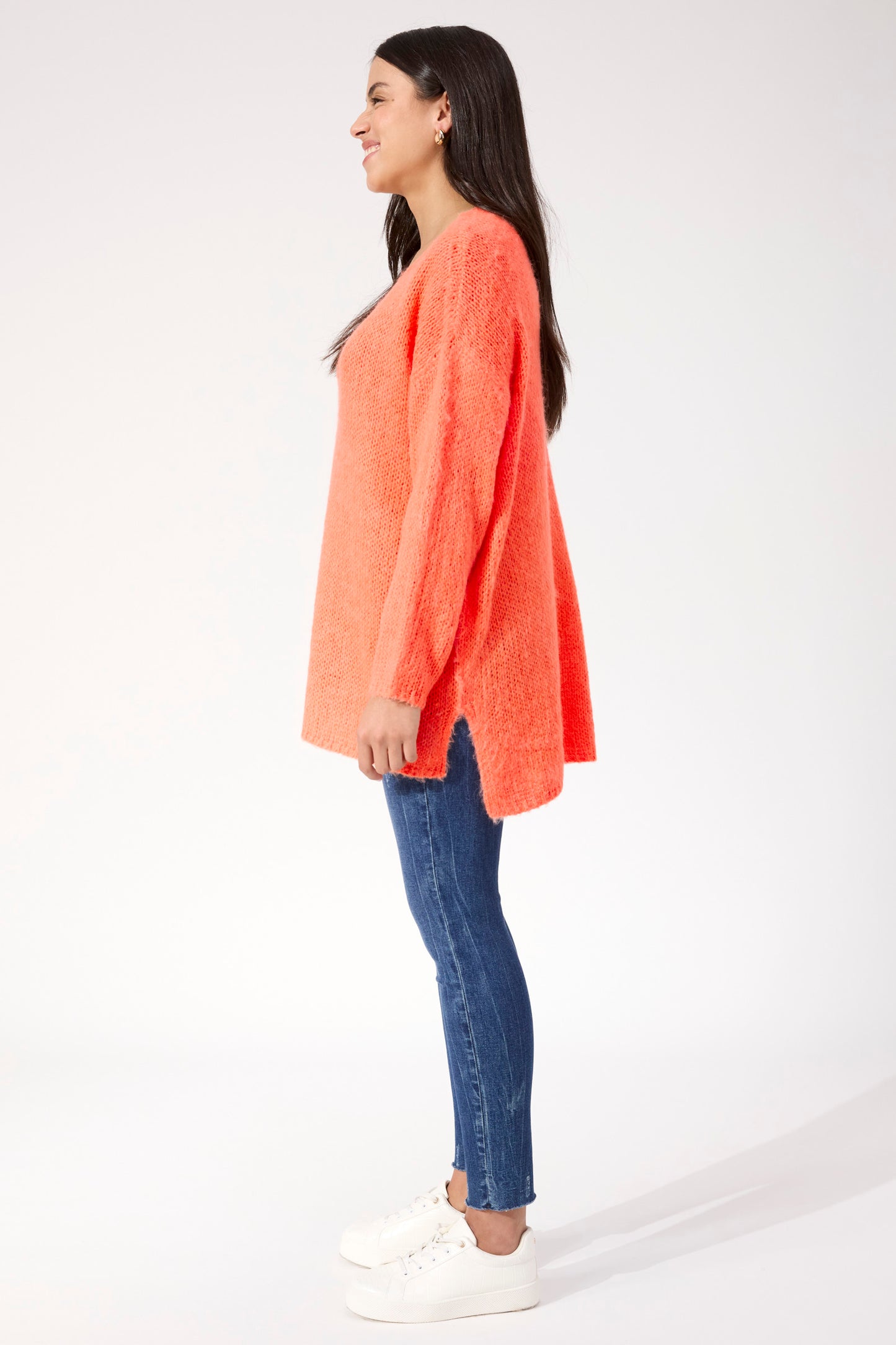 Lyon Relaxed Jumper, Orange