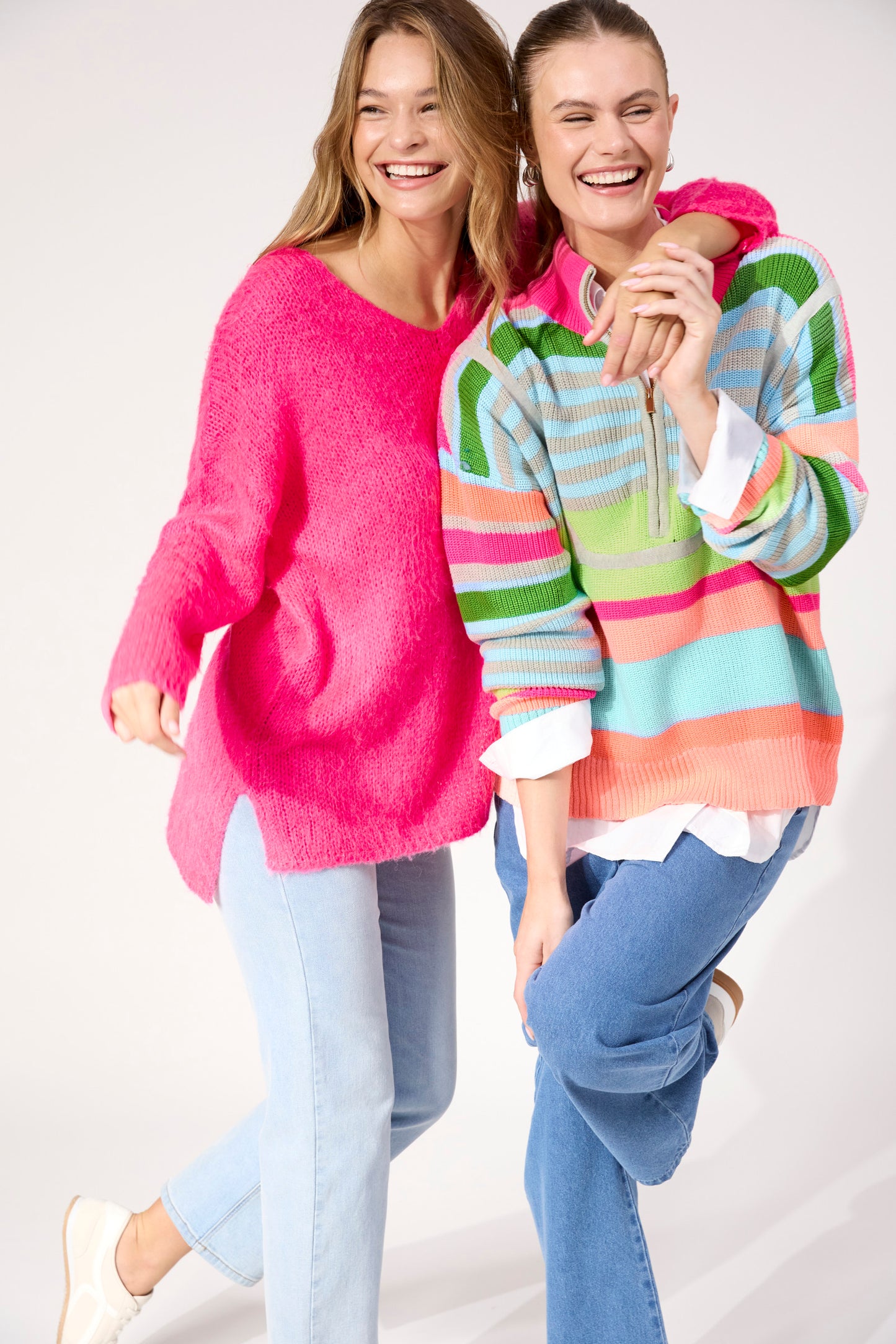 Alaska Stripe Jumper, Neon