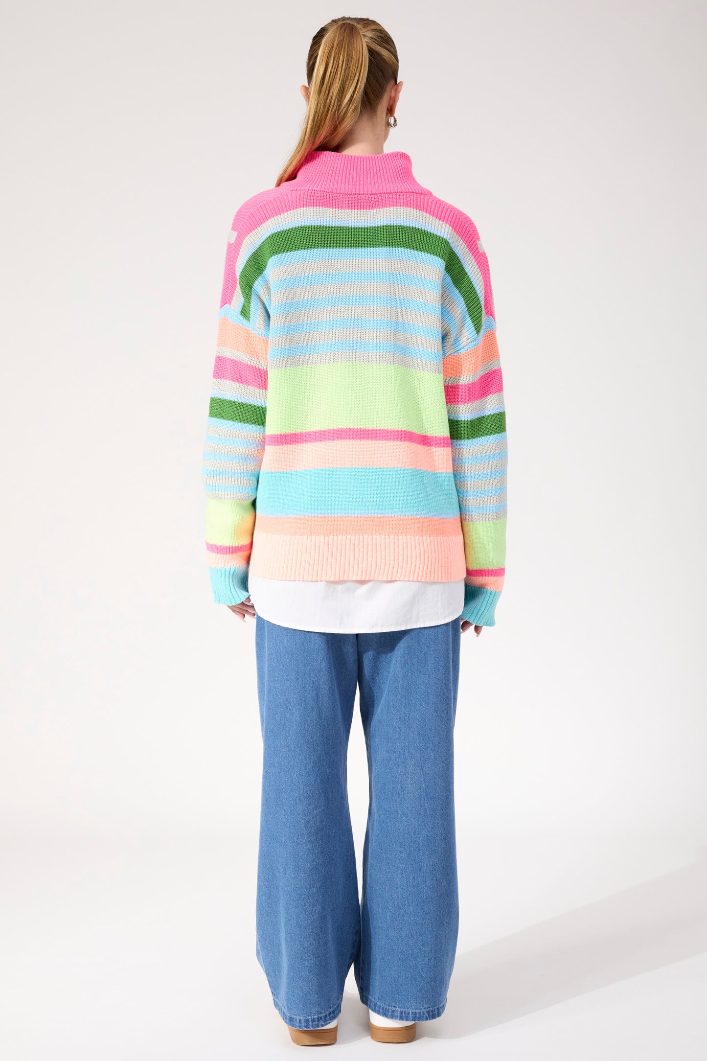 Alaska Stripe Jumper, Neon