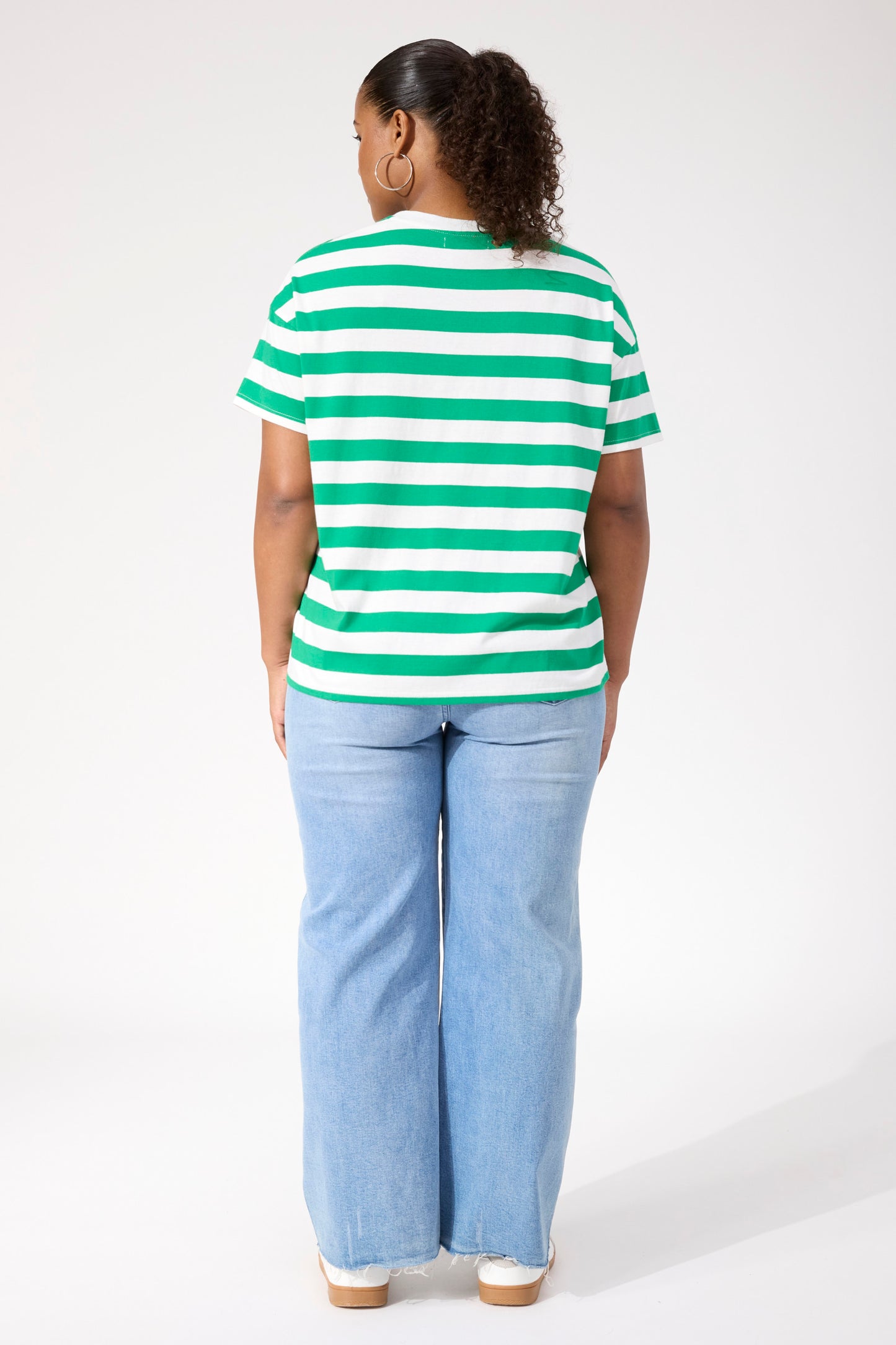Columbus Stripe T-Shirt, Green