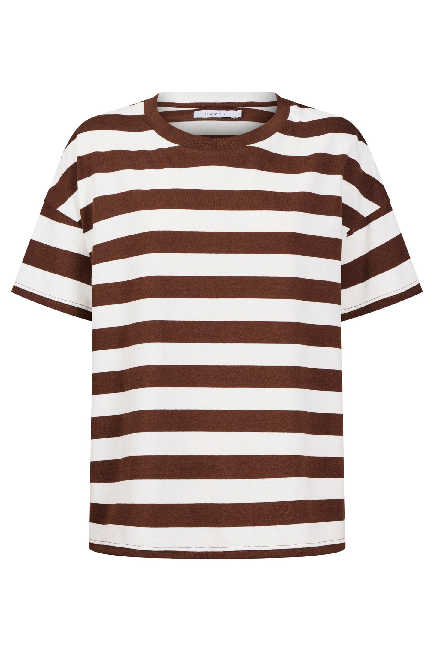 Columbus Stripe T-Shirt, Brown
