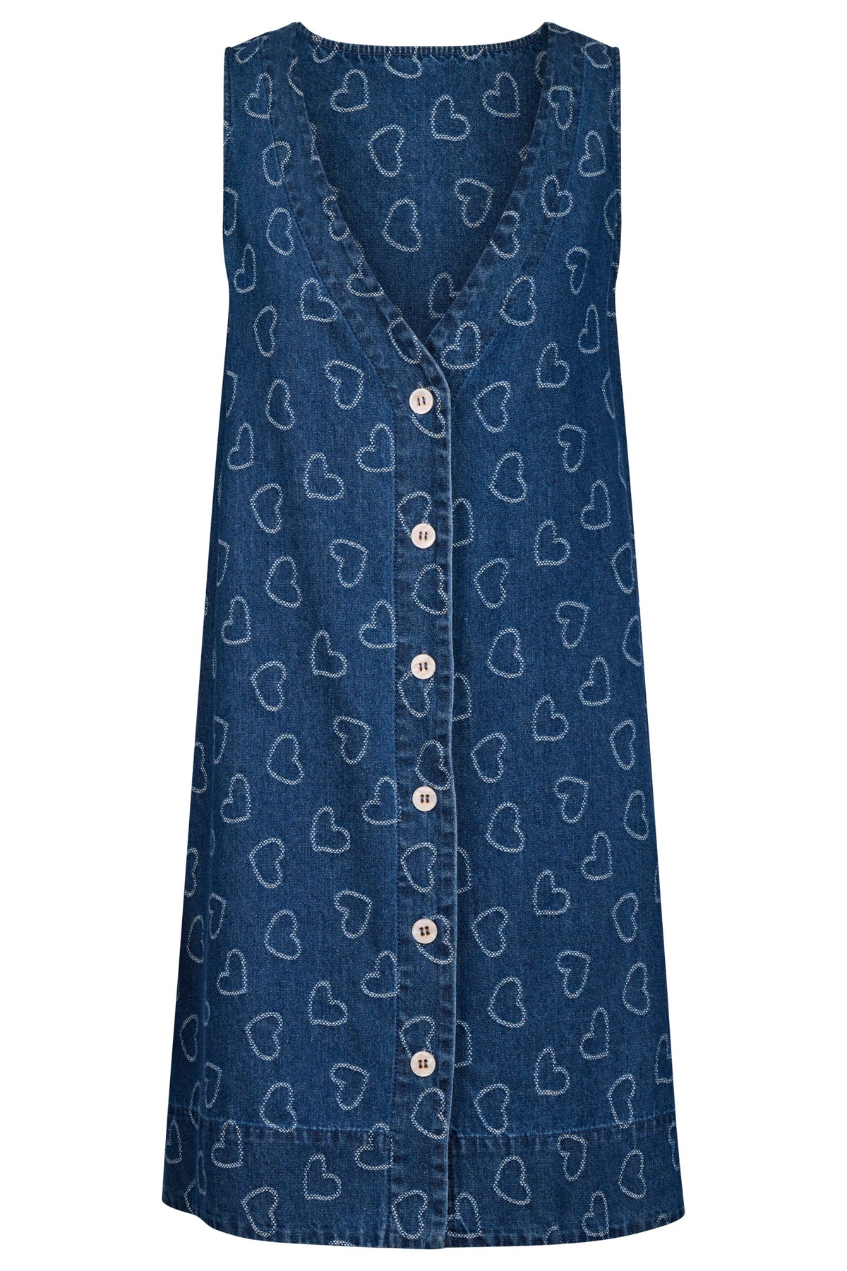 Sicily Heart Denim Dress