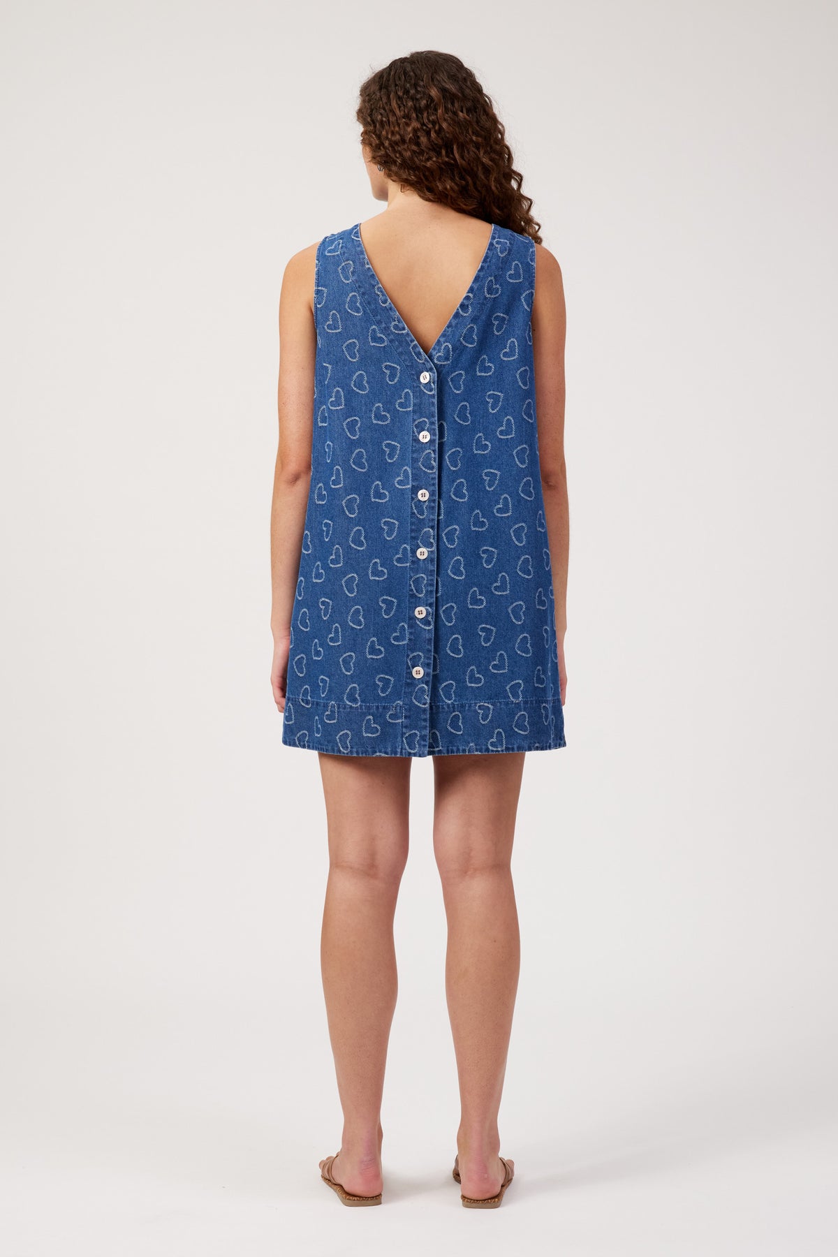 Sicily Heart Denim Dress