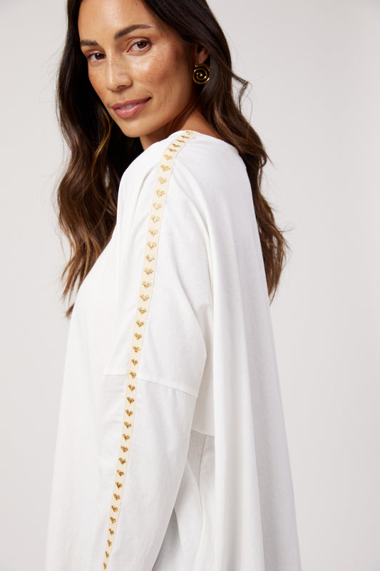 Elba Heart T-Shirt, White