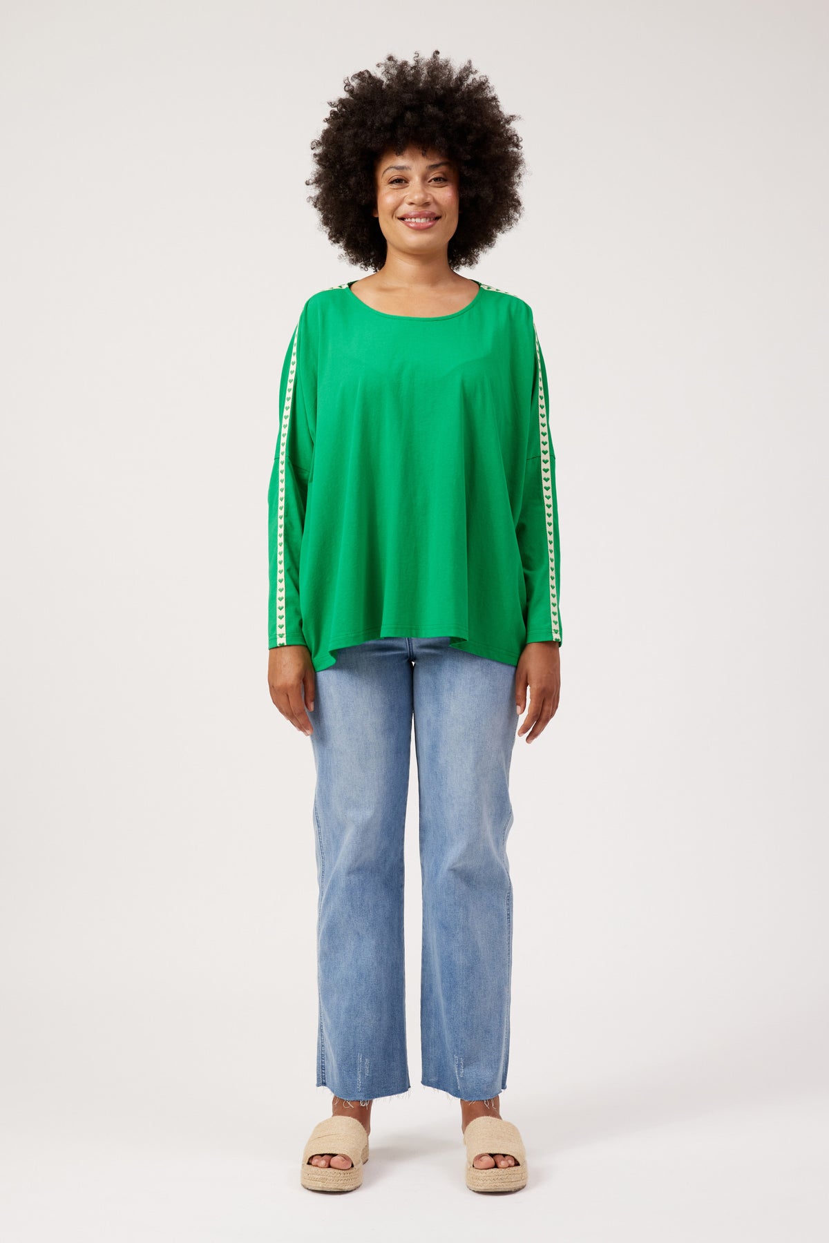 Elba Heart T-Shirt, Green