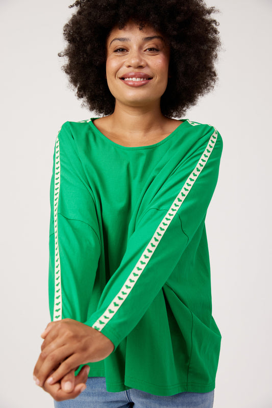 Elba Heart T-Shirt, Green