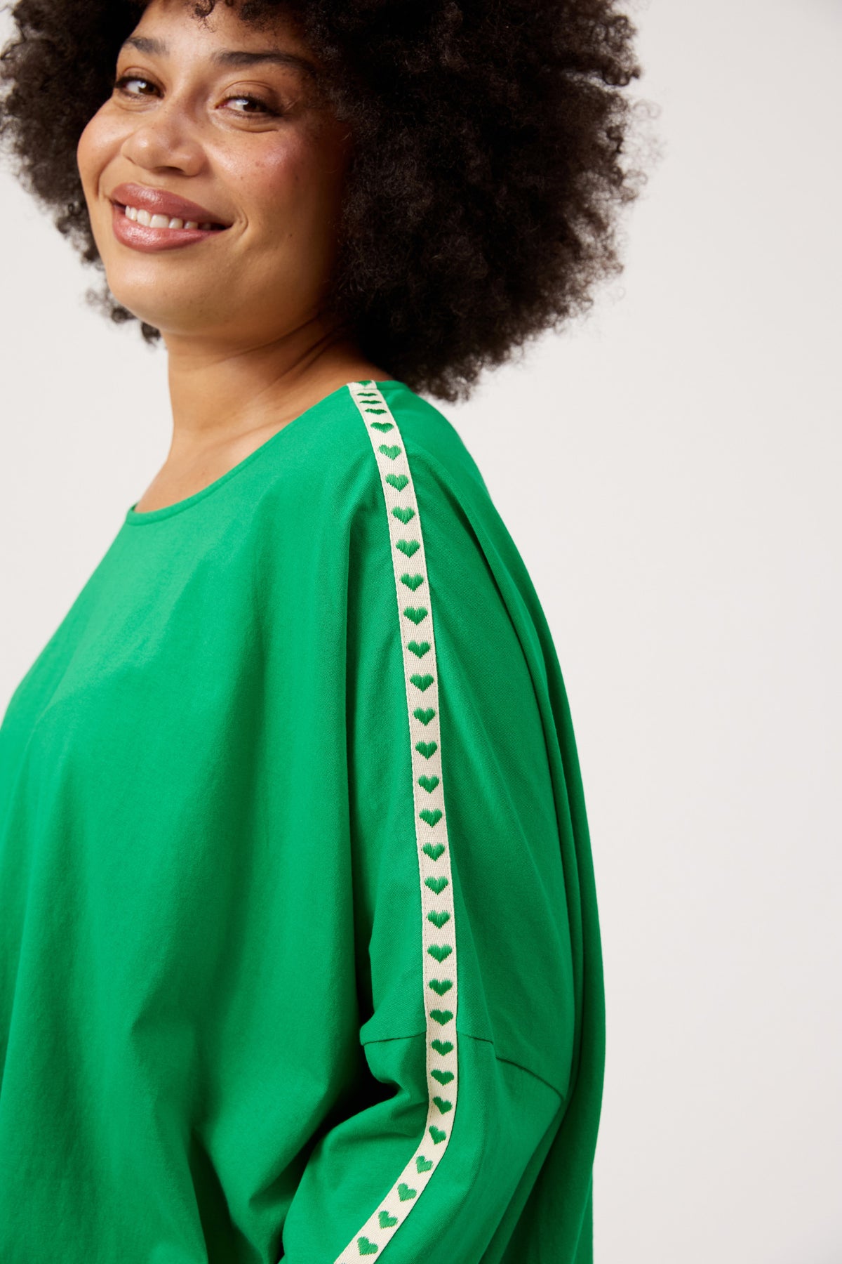 Elba Heart T-Shirt, Green