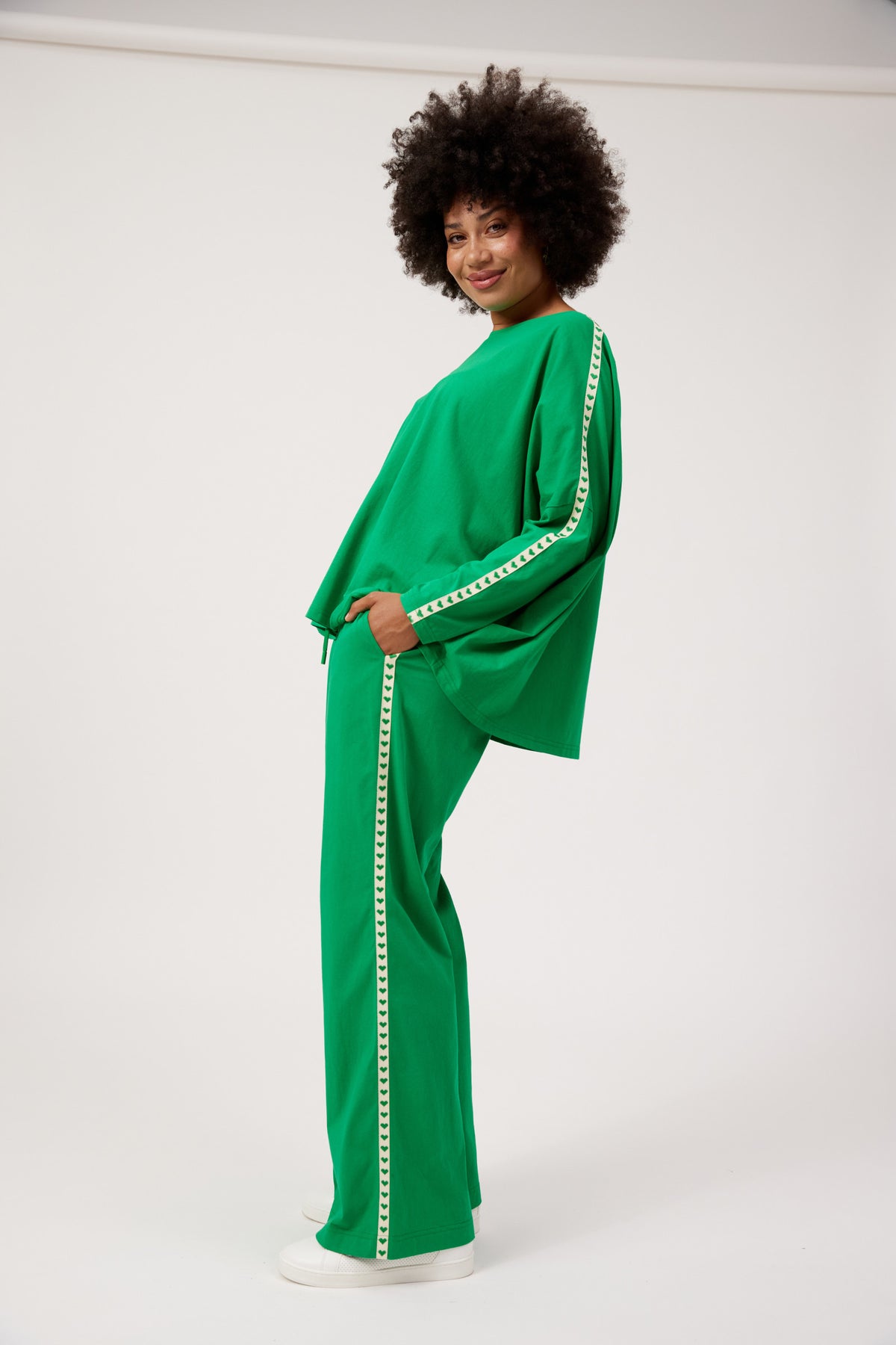 Elba Heart T-Shirt, Green