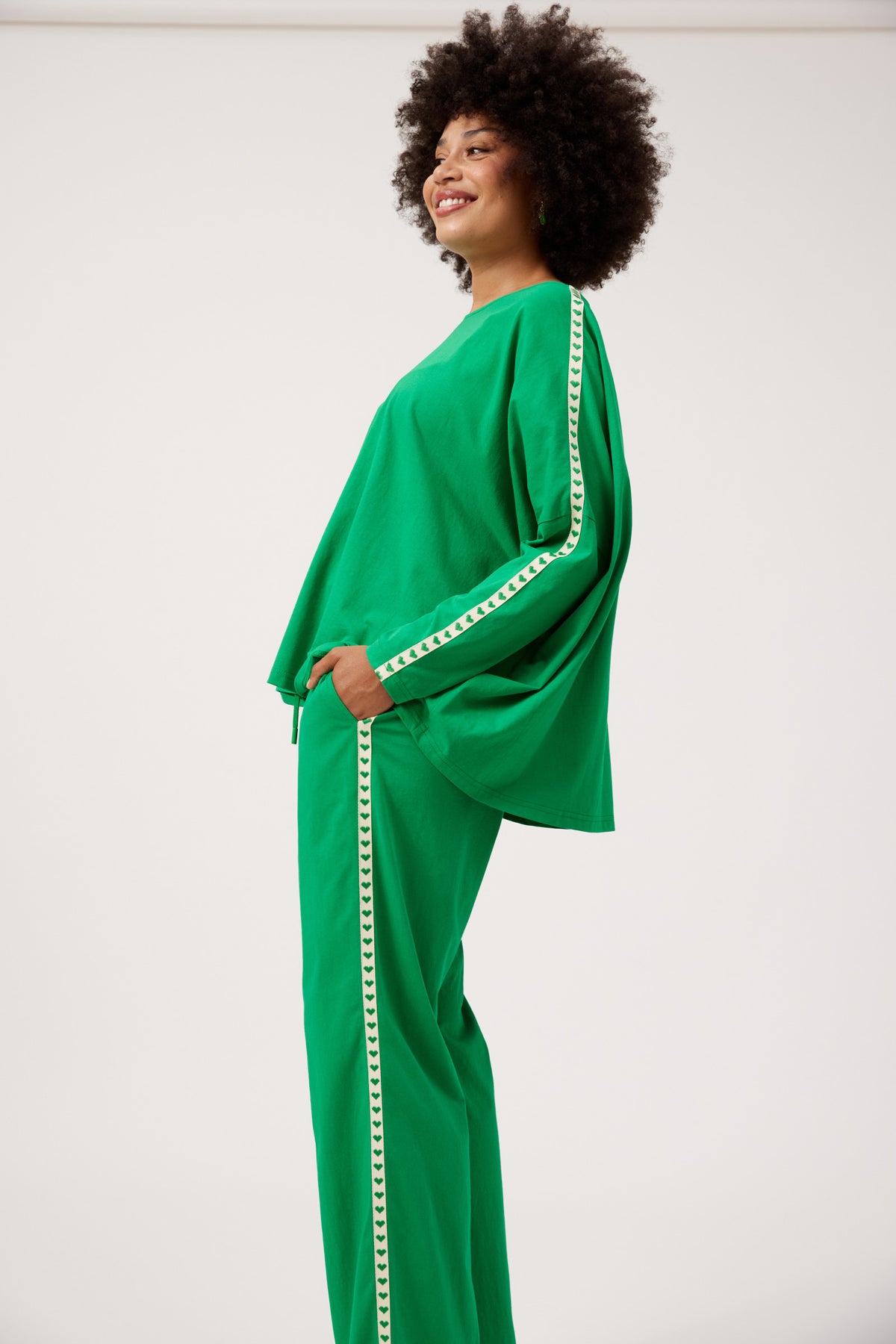 Elba Heart T-Shirt, Green