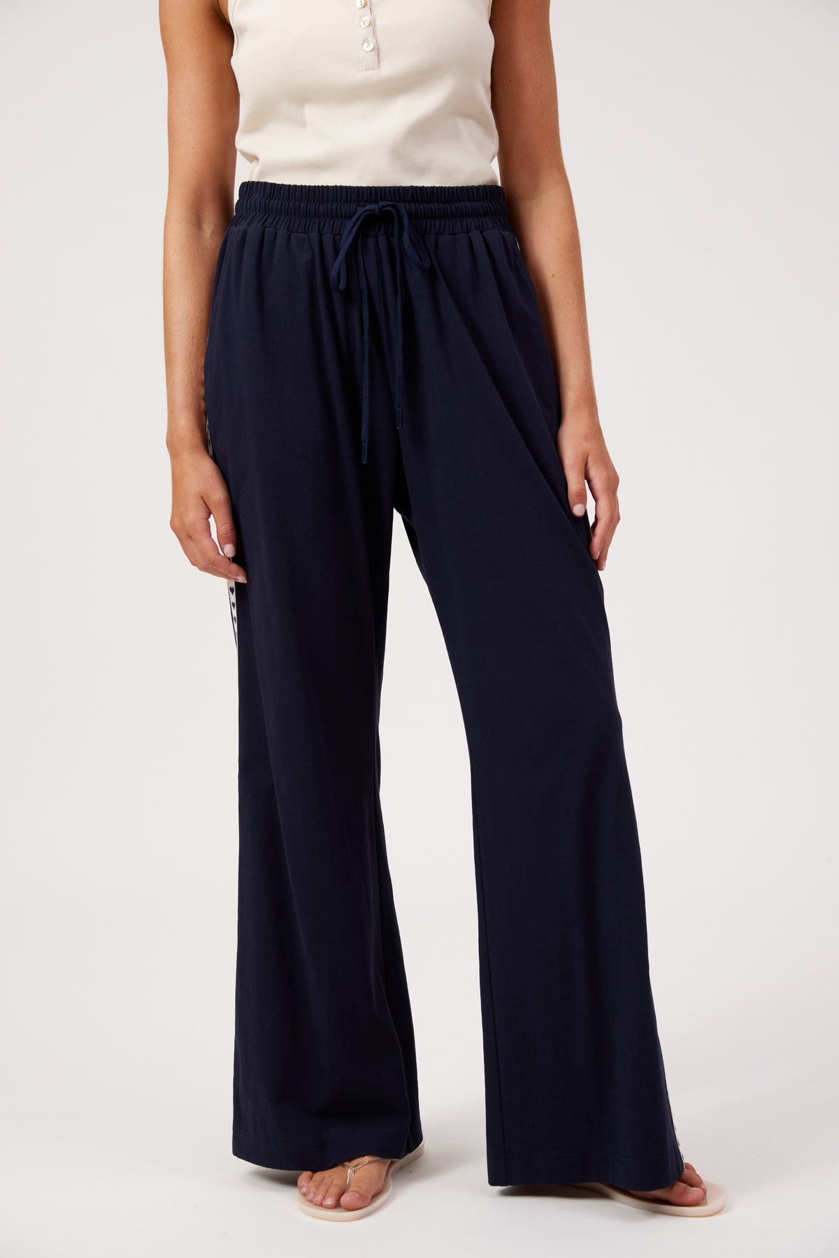 Elba Heart Pant, Navy