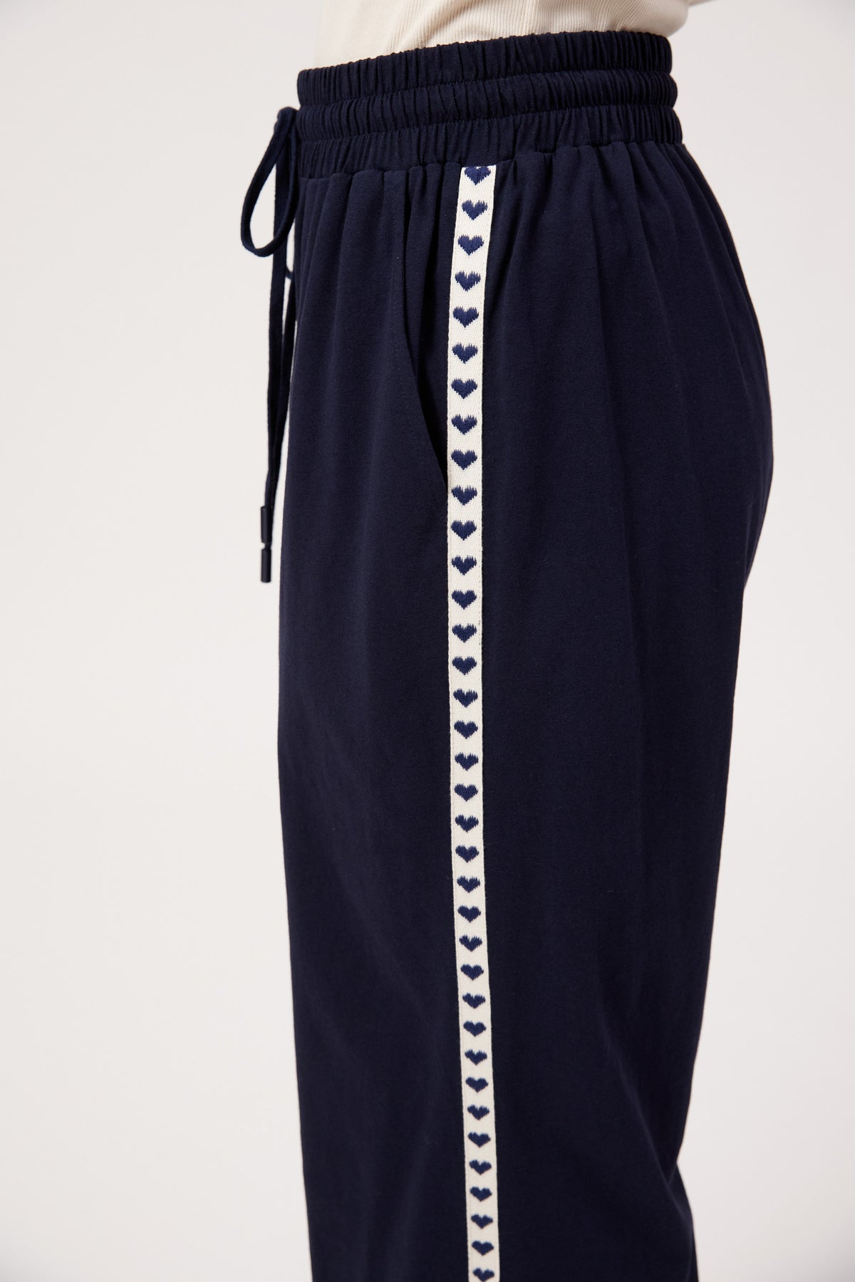 Elba Heart Pant, Navy