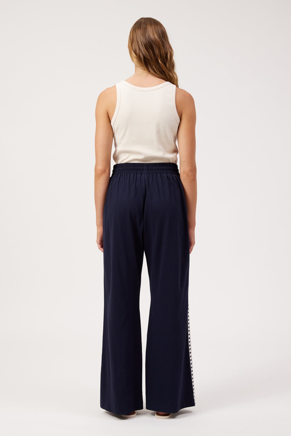 Elba Heart Pant, Navy
