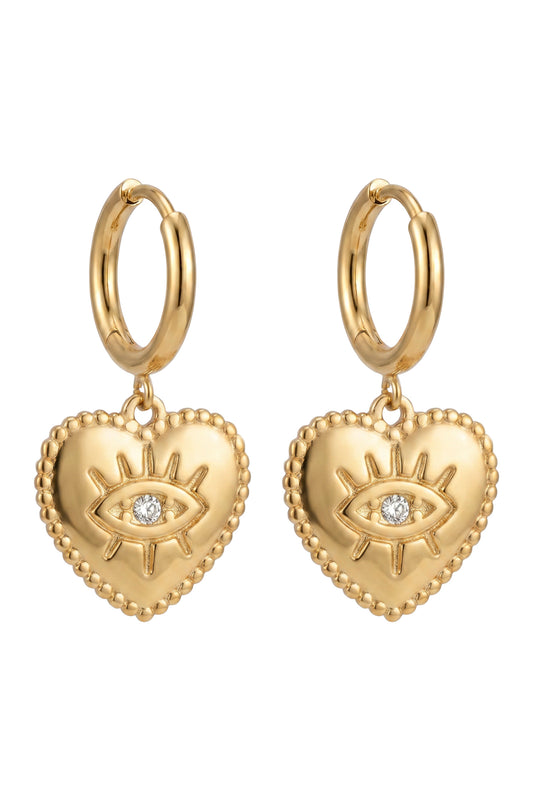 Mati Mix Earrings, Heart