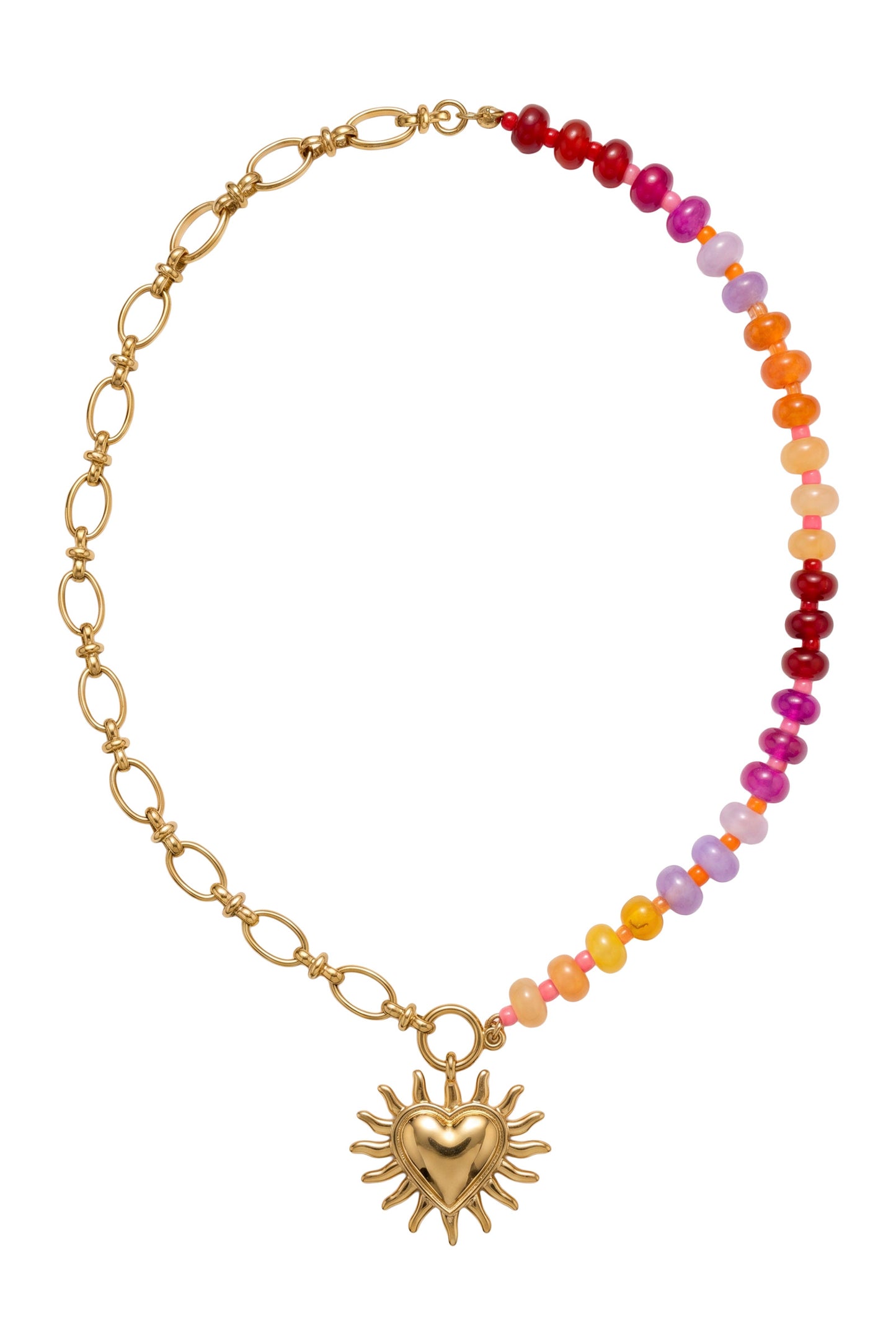 Sicily Necklace, Pink