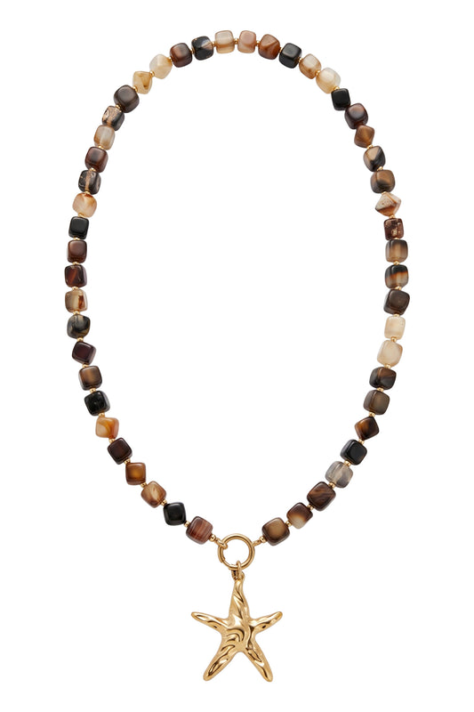 Sicily Necklace, Brown