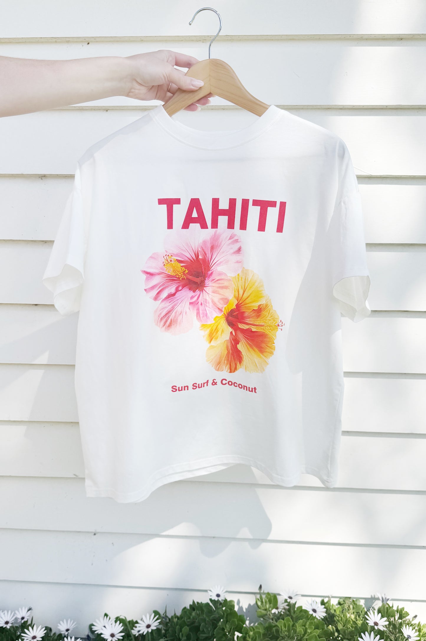 Tahiti Tee, White