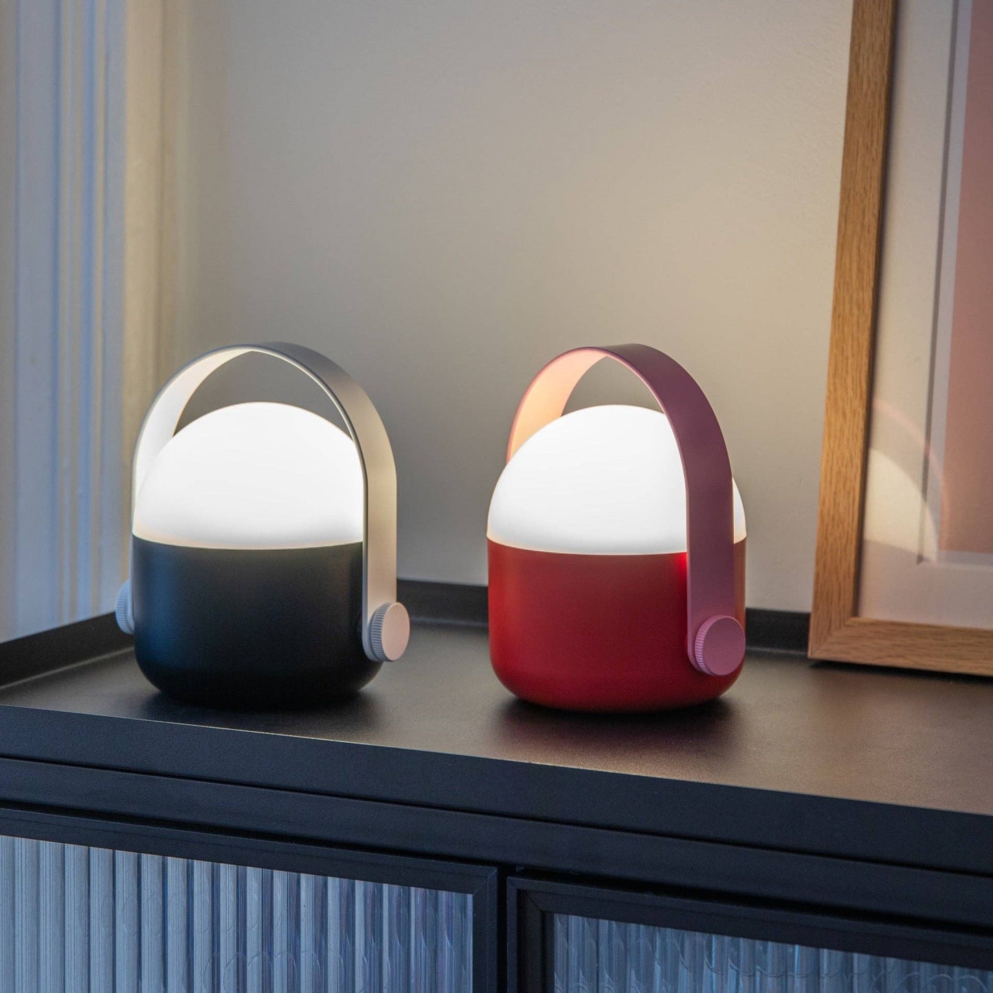 Ole Portable Lamp, Berry