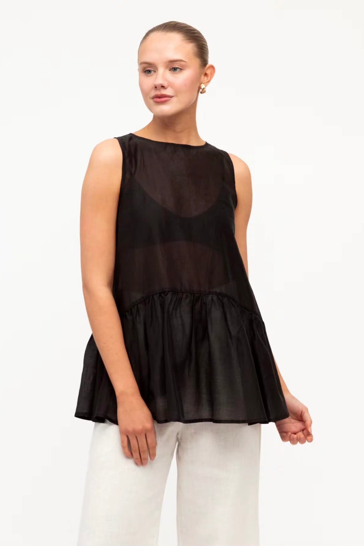 Terry Sheer Blouse