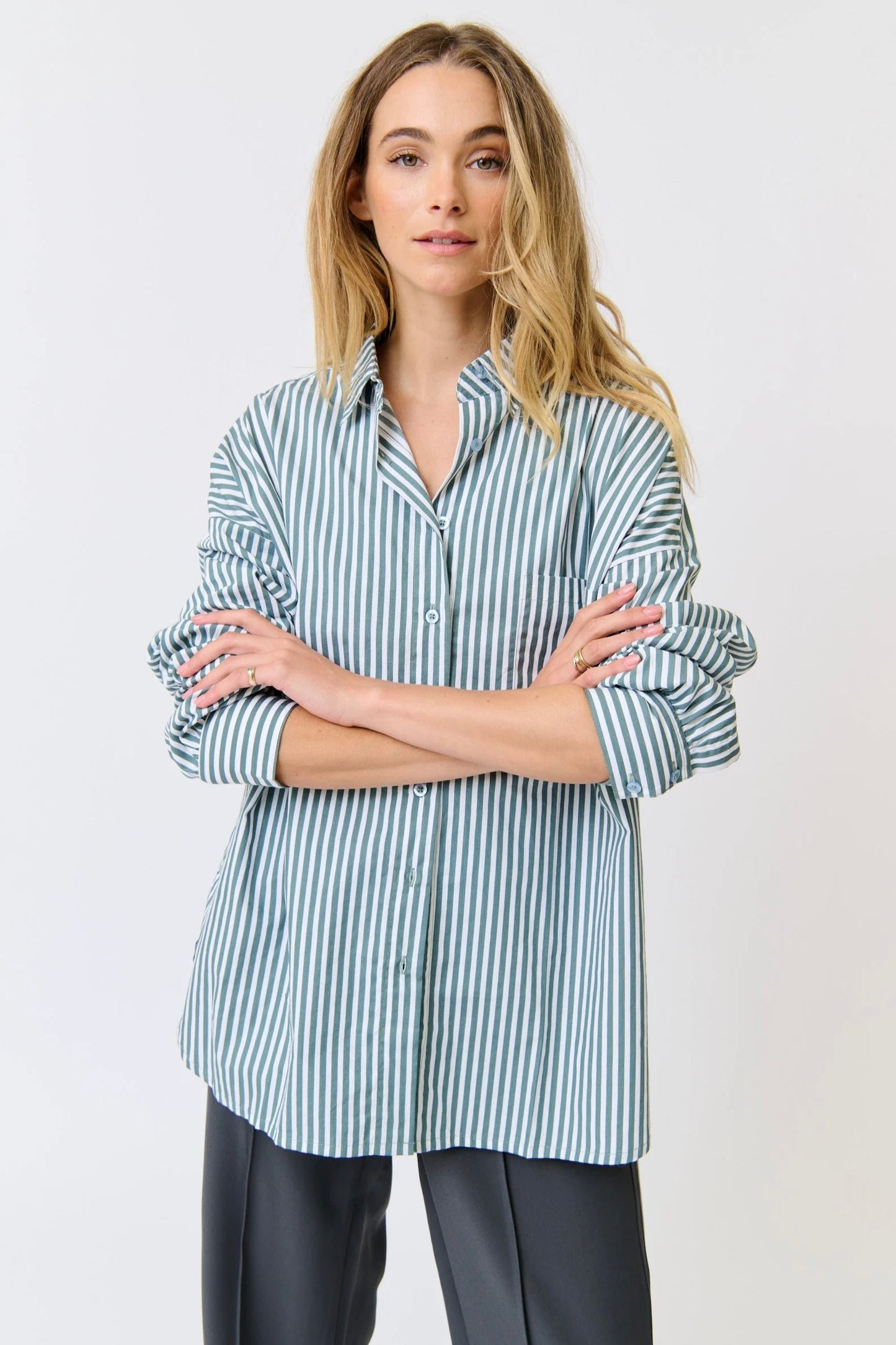 Adalyn Shirt, Alpine Mist