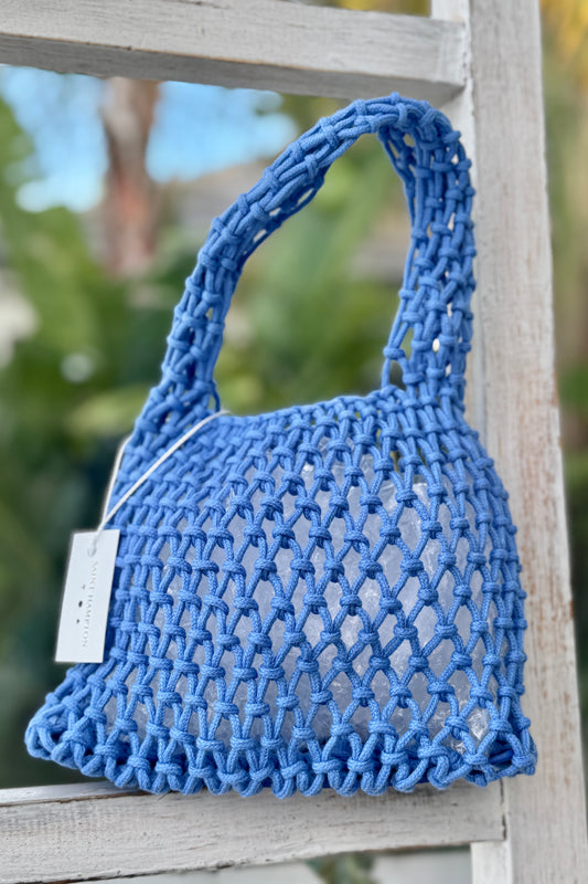 Millie Rope Tote, Blue