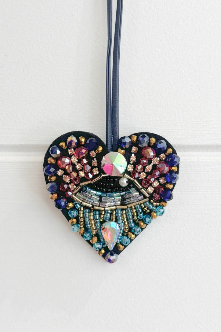 Heart Eyes Bag Charm
