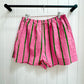 Bergen Shorts, Pink/Green Stripe