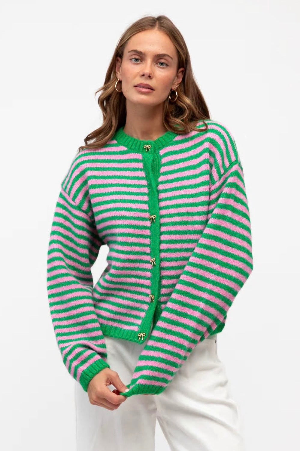 Sally Stripe Cardigan