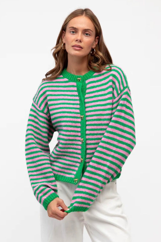Sally Stripe Cardigan