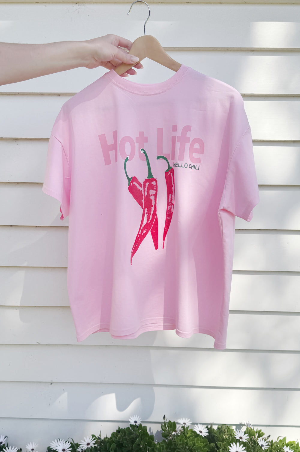 Hot Life Tee, Pink