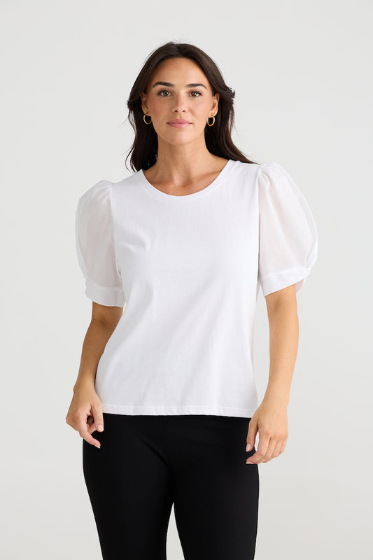 Abigail Tee, White