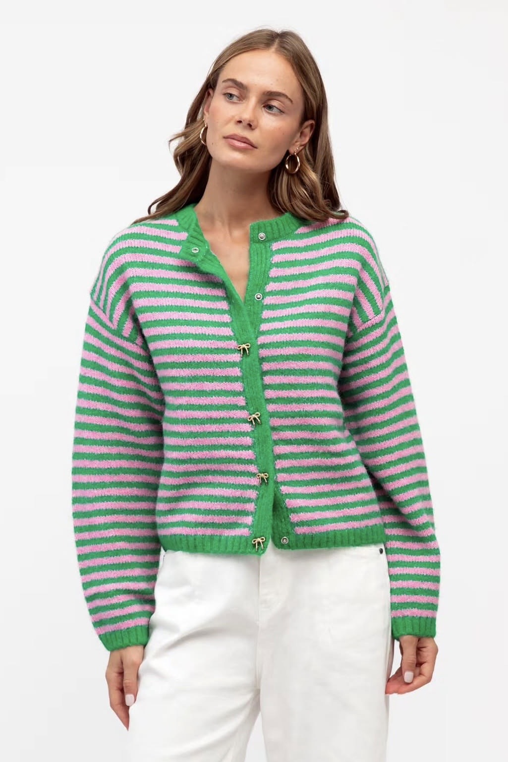 Sally Stripe Cardigan