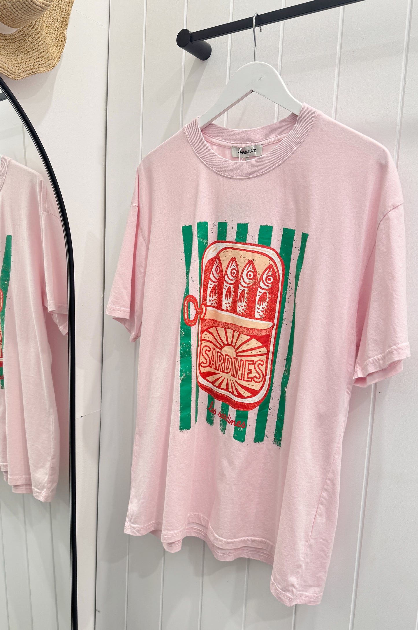 Sardines Tee, PInk
