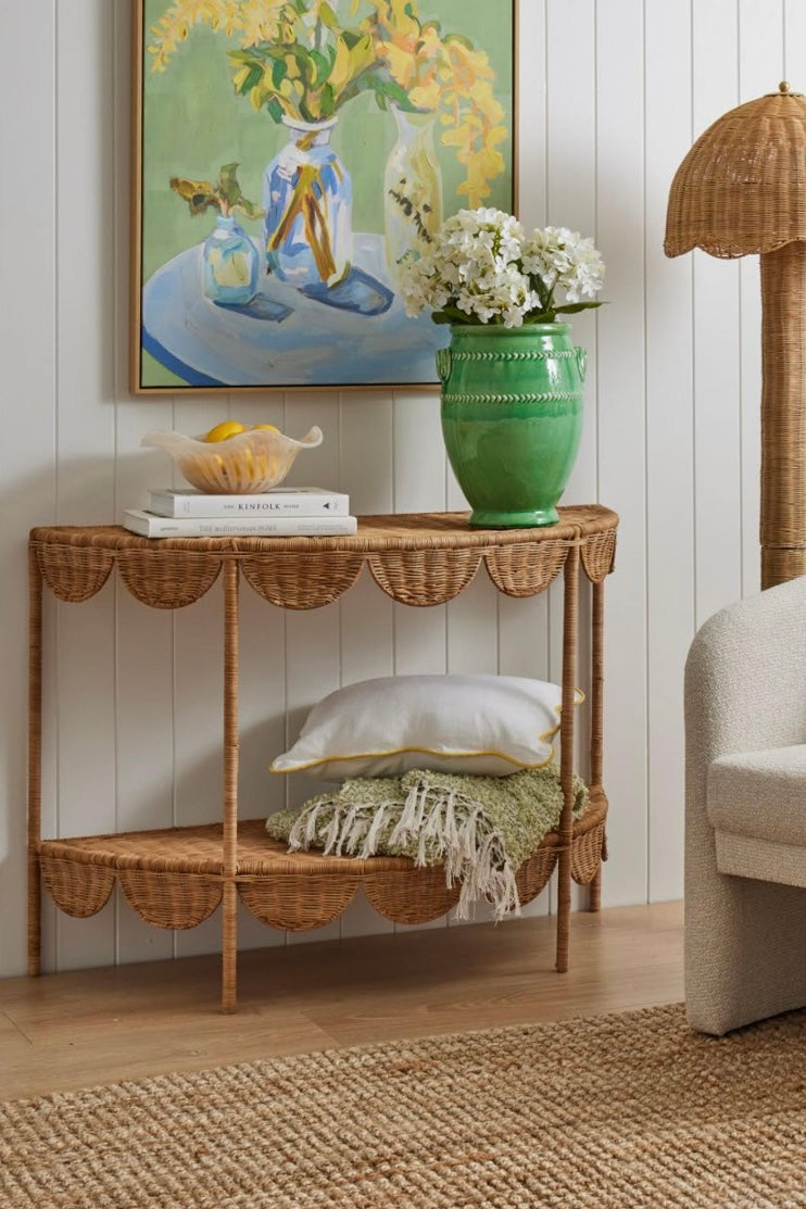 Pettine Rattan Console