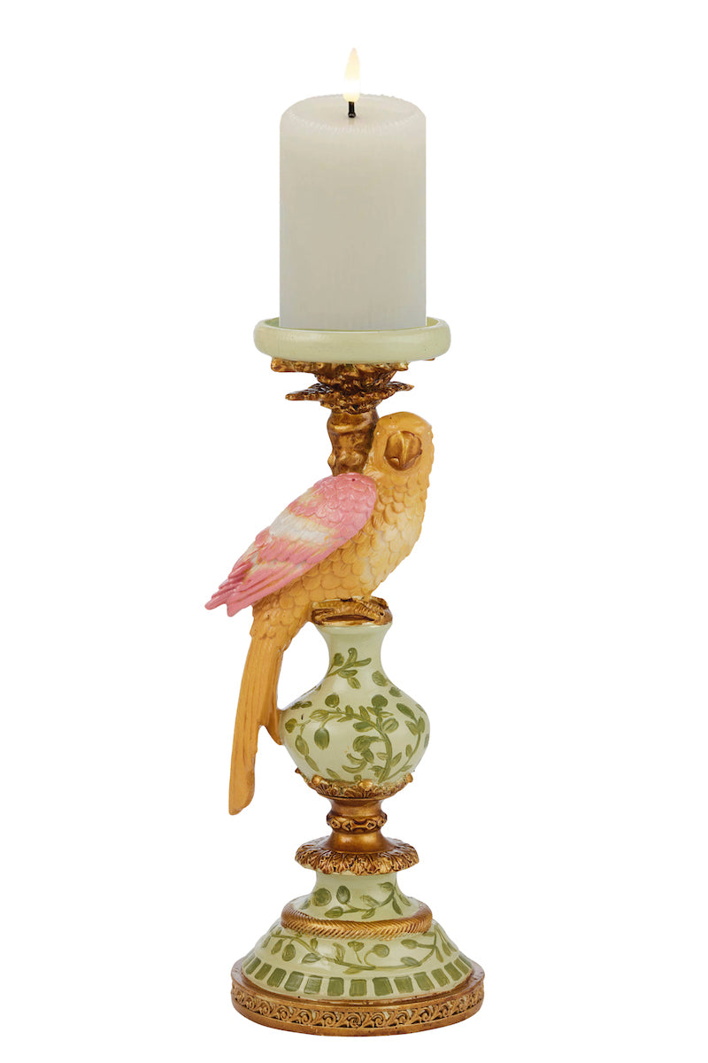Polly Parrot Large Candleholder