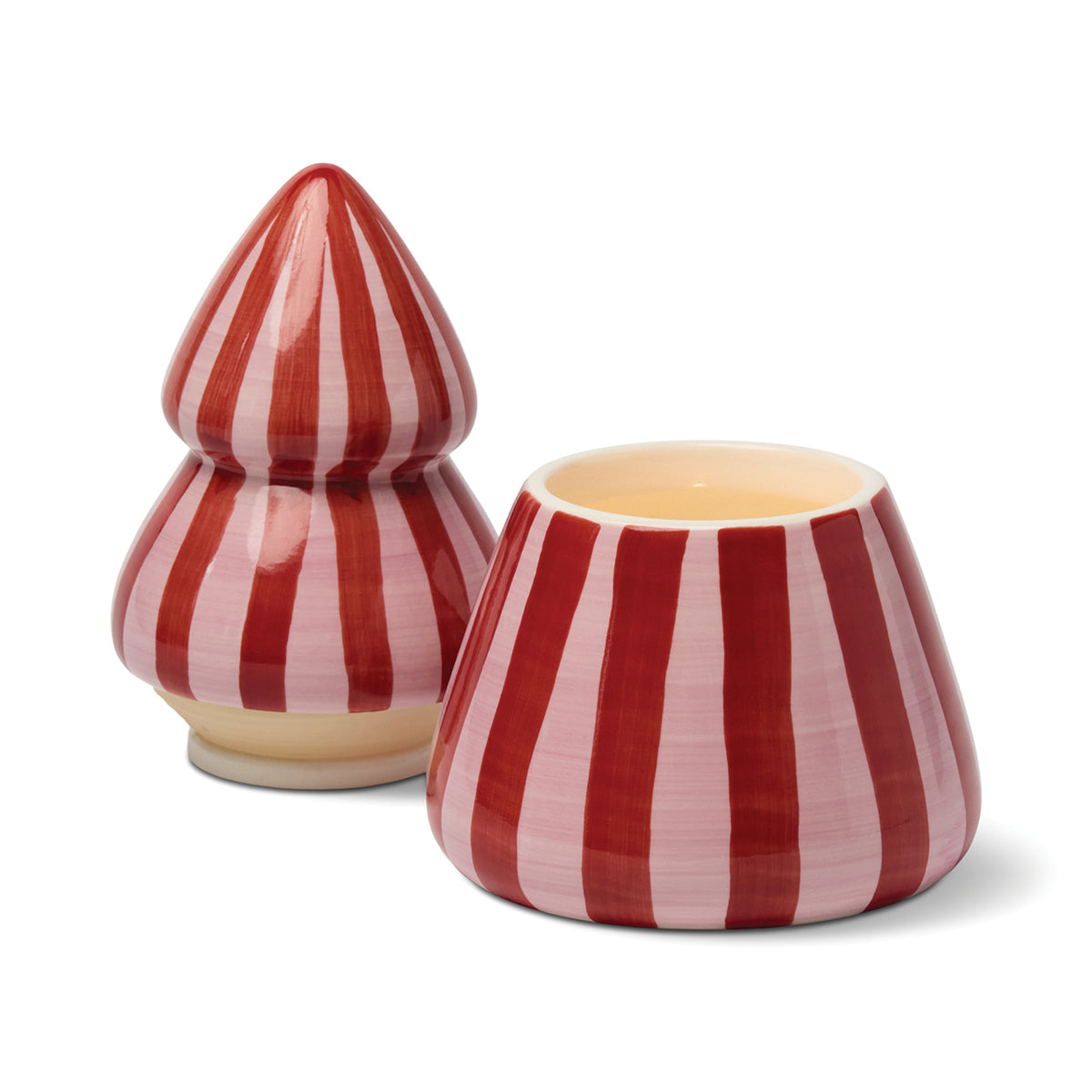 Cabana Christmas Candle, Pink Peppermint